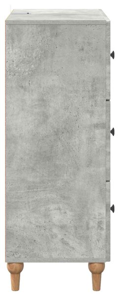 Fiókos szekrény Betonszürke 66 x 34,5 x 90 cm Szerelt Fa