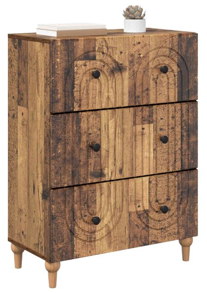 Fiókos szekrény Antik Fa 66 x 34,5 x 90 cm Szerelt Fa