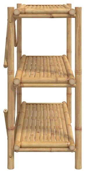 3 szintes bambusz polc 100 x 40 x 90 cm