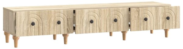 TV szekrény fiókkal Sonoma Tölgy 147 x 34,5 x 30 cm Szerelt Fa