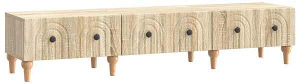 TV szekrény fiókkal Sonoma Tölgy 147 x 34,5 x 30 cm Szerelt Fa