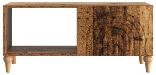 Dohányzóasztal Antik Fa 90 x 50 x 40 cm Szerelt Fa