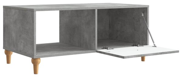 Dohányzóasztal Betonszürke 90 x 50 x 40 cm Szerelt Fa