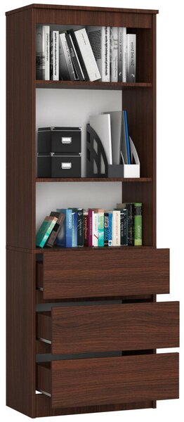 Irodai Polcos szekrény P180_60 - wenge