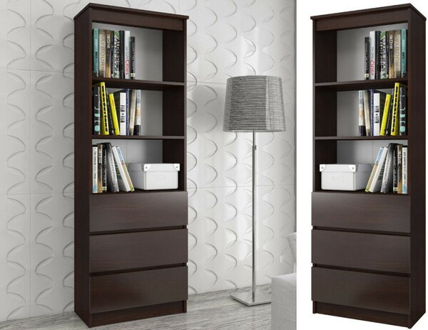 Irodai Polcos szekrény P180_60 - wenge