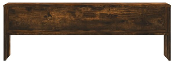 Füstös tölgy színű szerelt fa TV-szekrény 120 x 40 x 40 cm