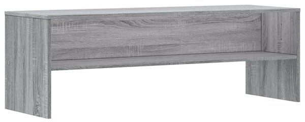 Szürke sonoma színű szerelt fa TV-szekrény 120 x 40 x 40 cm
