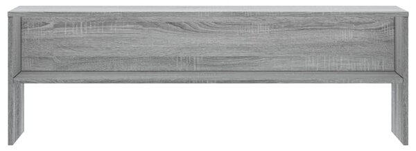 Szürke sonoma színű szerelt fa TV-szekrény 120 x 40 x 40 cm