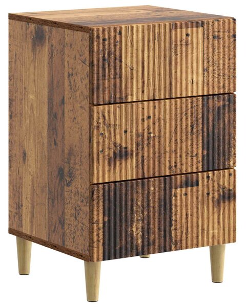 Éjjeliszekrény fiókkal Antik Fa 43 x 41 x 66,5 cm Szerelt Fa