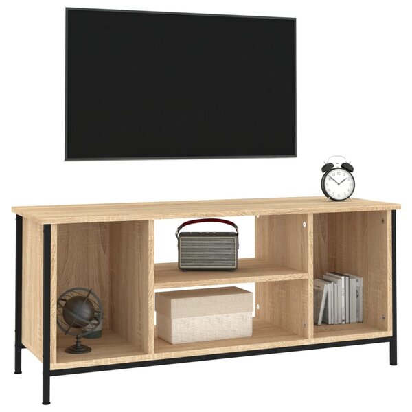 Sonoma tölgyszínű szerelt fa TV-szekrény 102x35x45 cm