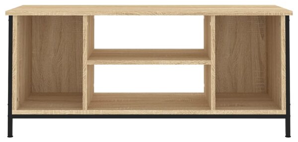 Sonoma tölgyszínű szerelt fa TV-szekrény 102x35x45 cm