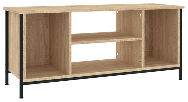 Sonoma tölgyszínű szerelt fa TV-szekrény 102x35x45 cm