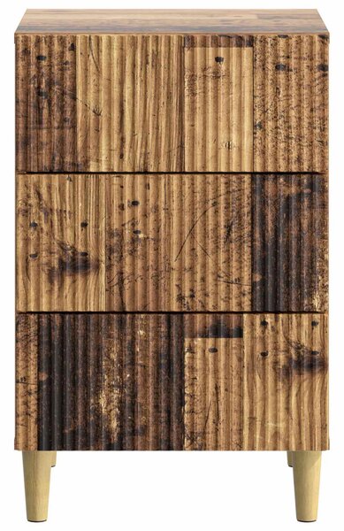 Éjjeliszekrény fiókkal Antik Fa 43 x 41 x 66,5 cm Szerelt Fa