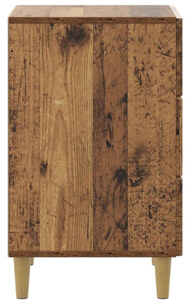 Éjjeliszekrény fiókkal Antik Fa 43 x 41 x 66,5 cm Szerelt Fa