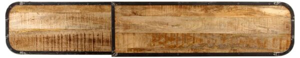 Tömör mangófa TV-szekrény 160 x 30 x 40 cm