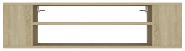 Sonoma tölgy színű szerelt fa függő TV-szekrény 100x30x26,5 cm