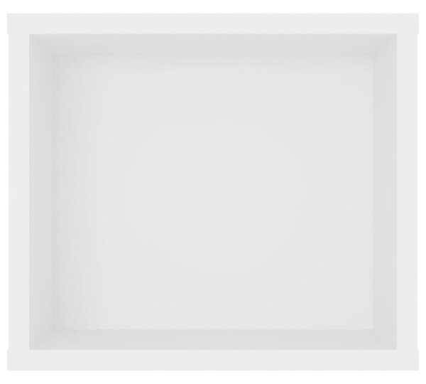Fehér szerelt fa függő TV-szekrény 100 x 30 x 26,5 cm