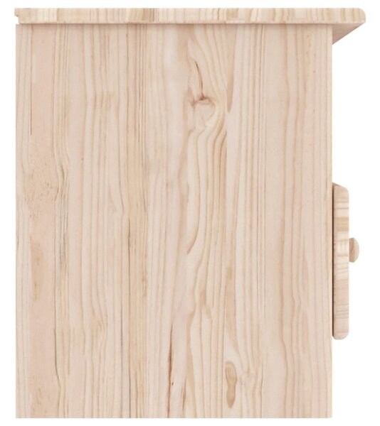 ALTA tömör fenyőfa TV-szekrény 100x35x41 cm