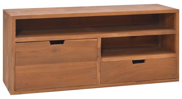 Tömör tíkfa TV-szekrény 90 x 30 x 40 cm