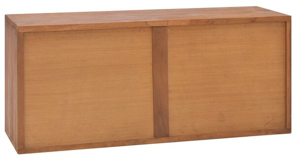 Tömör tíkfa TV-szekrény 90 x 30 x 40 cm
