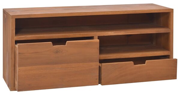 Tömör tíkfa TV-szekrény 90 x 30 x 40 cm