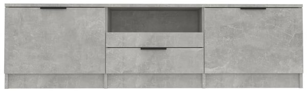 Betonszürke szerelt fa TV-szekrény 140x35x40 cm