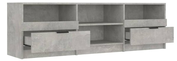 Betonszürke szerelt fa TV-szekrény 69,5x30x50 cm