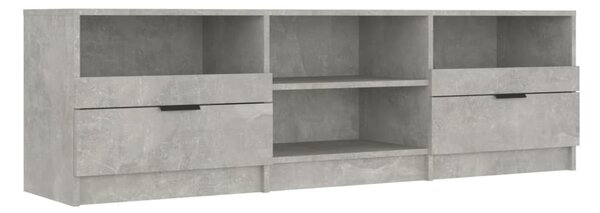 Betonszürke szerelt fa TV-szekrény 69,5x30x50 cm