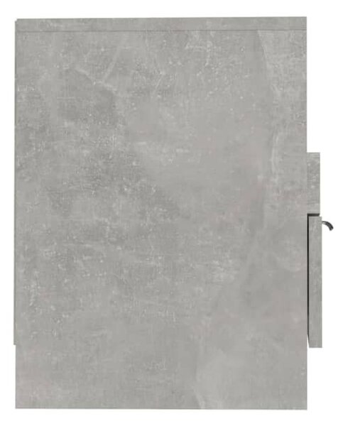 Betonszürke szerelt fa TV-szekrény 69,5x30x50 cm
