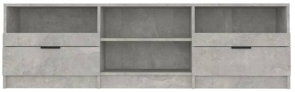 Betonszürke szerelt fa TV-szekrény 69,5x30x50 cm