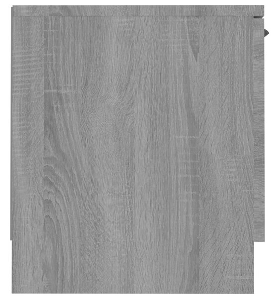 Szürke sonoma színű szerelt fa TV-szekrény 140 x 35 x 40 cm