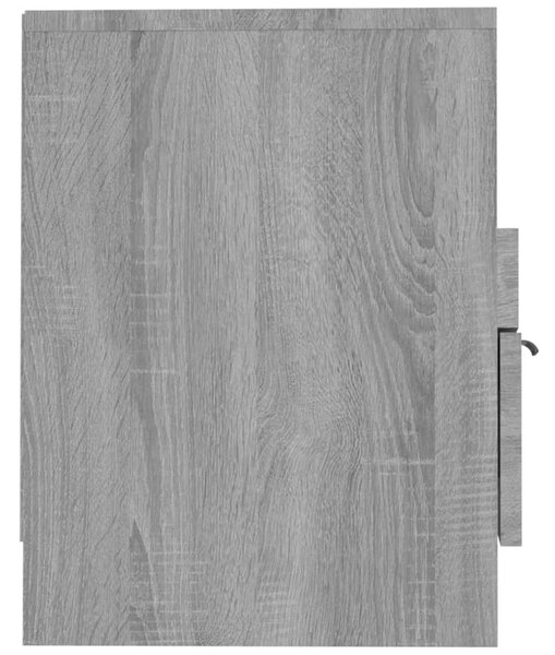 Szürke sonoma színű szerelt fa TV-szekrény 150 x 33,5 x 45 cm