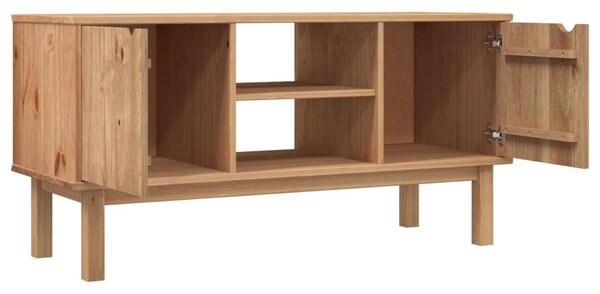 OTTA tömör fenyőfa TV-szekrény 113,5 x 43 x 57 cm