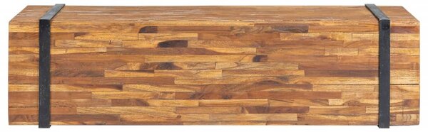 Tömör tíkfa TV-állvány 110 x 30 x 32,5 cm