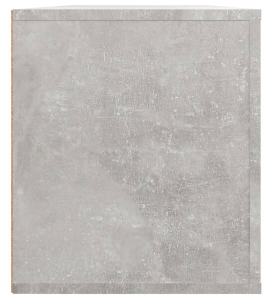 Betonszürke szerelt fa TV-szekrény 100x35x40 cm
