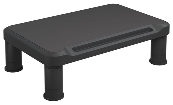 Fekete monitorállvány 38 x 24 x 10,5 cm