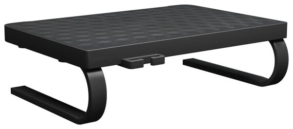 Fekete monitorállvány 37 x 28 x 11,5 cm