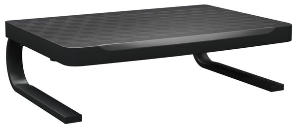 Fekete monitorállvány 37 x 28 x 11,5 cm