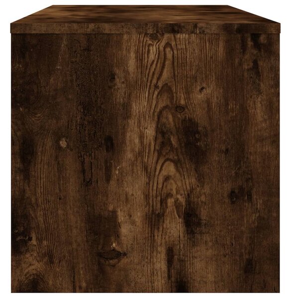 Füstös tölgy színű szerelt fa TV-szekrény 100 x 40 x 40 cm