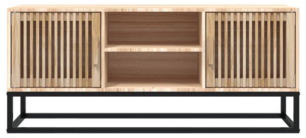 Szerelt fa és vas TV-szekrény 105x30x45 cm