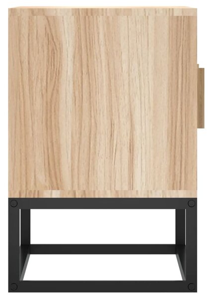 Szerelt fa és vas TV-szekrény 105x30x45 cm