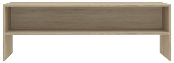 Sonoma tölgy színű szerelt fa TV-szekrény 120 x 40 x 40 cm