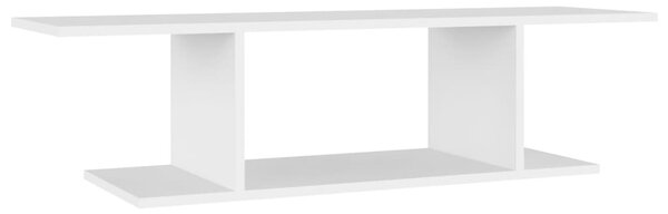 Fehér falra szerelhető TV-szekrény 103 x 30 x 26,5 cm