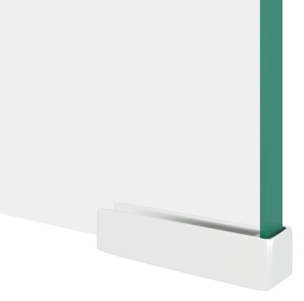 Átlátszó üveg TV/monitor állvány 110x30x13 cm