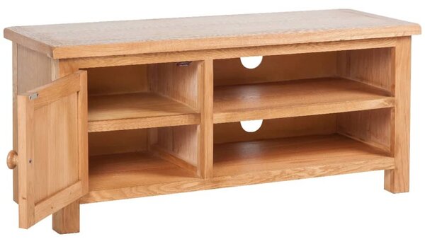Tömör tölgyfa TV szekrény 103 x 36 x 46 cm
