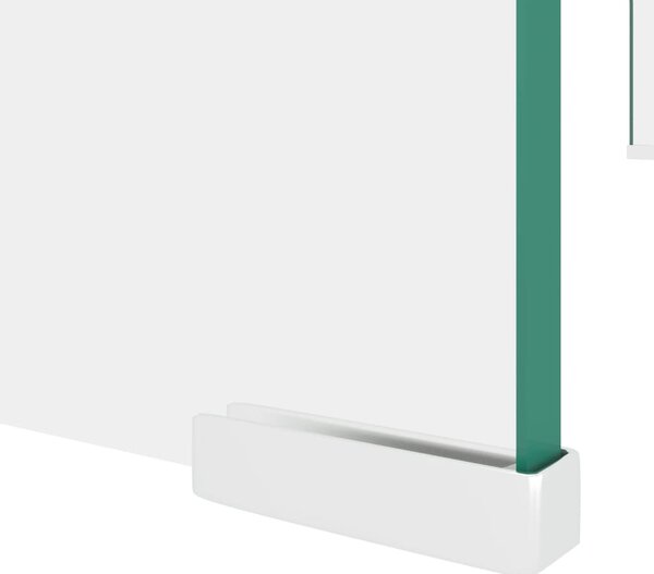 Átlátszó üveg TV/monitor állvány 80x30x13 cm