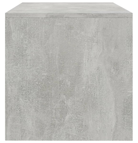 Betonszürke szerelt fa TV-szekrény 120 x 40 x 40 cm