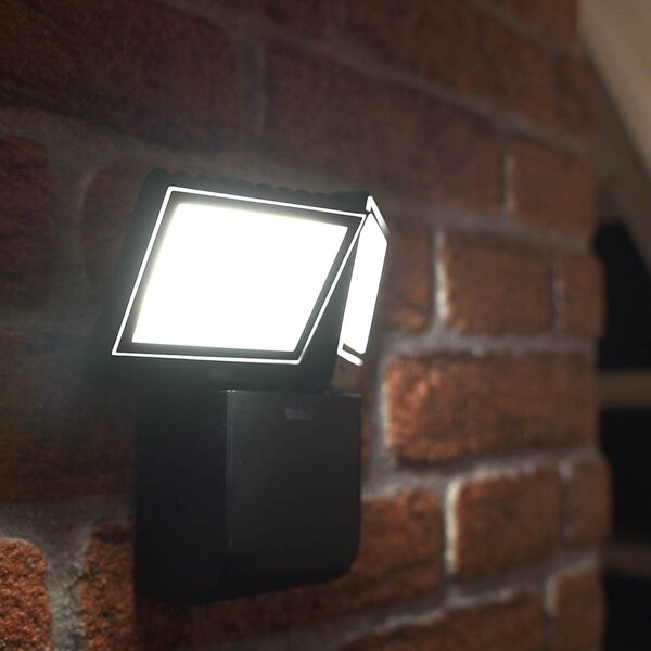 Theben LED kültéri fali lámpa theLeda S17-100L, fekete, 2-lámpás, Fekete, Műanyag