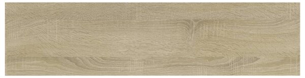 4 db sonoma tölgy színű szerelt fa könyvespolc 40 x 10 x 1,5 cm