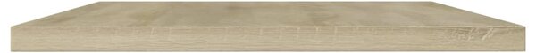 8 db sonoma-tölgy színű forgácslap könyvespolc 40 x 30 x 1,5 cm